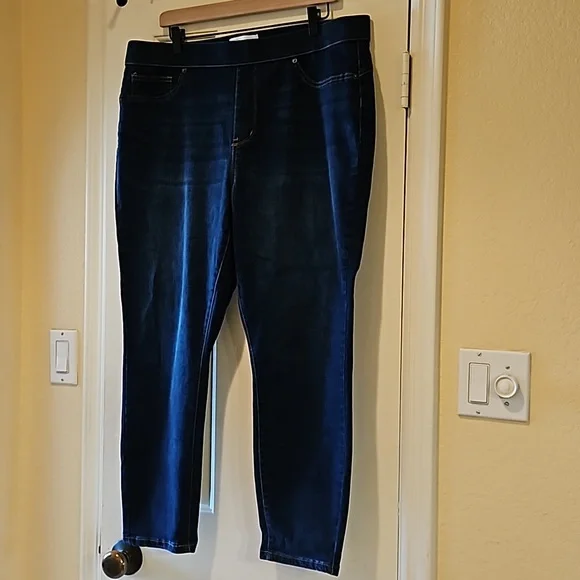Re Generation by Celebrity Pink Dark Blue Jeggings Size 2x - Picture 1 of 8